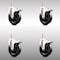 Service Caster 5 Inch 316SS Soft Rubber Swivel 10mm Threaded Stem Caster Set Lock Brake SCC SCC-SS316TSTTL20S514-SRS-M1015-4 - alternate 4